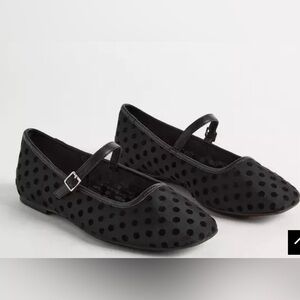 WORN ONCE Black Polka Dot Women's Shoes